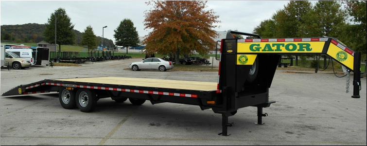 Gooseneck flat bed trailer for sale14k  Hancock County, Kentucky